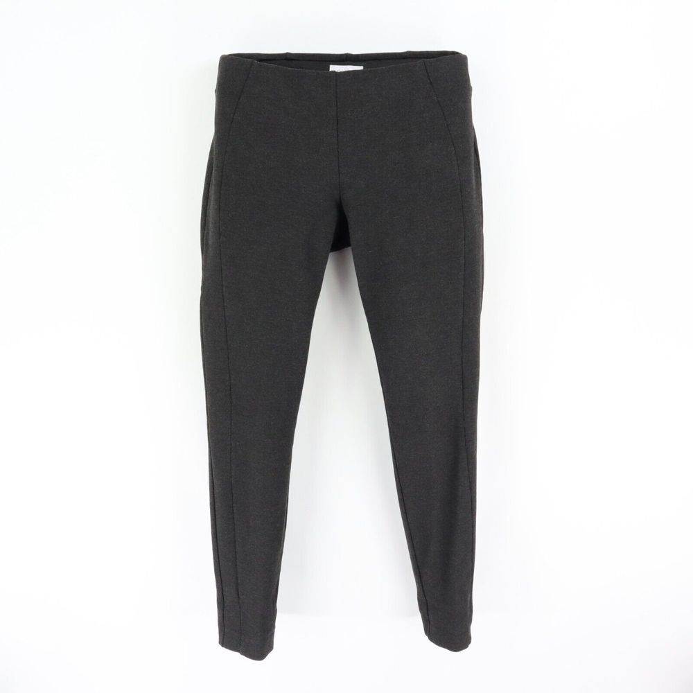 Calvin Klein Leggings‎ Womens Size S Black Thick Rayon Blend RISE: 8 INCHES